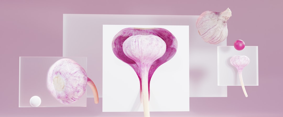 a picture of a purple flower with a white background